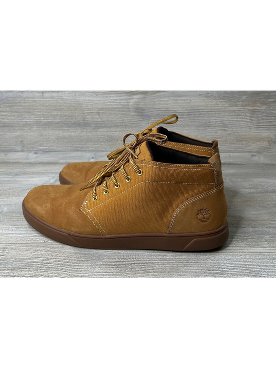 Size 13 Mens Timberland Groveton A6025 Wheat Leather/Fabric Chukka boots EUC main image 5